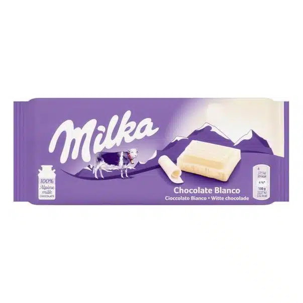 milka wit 100 gram